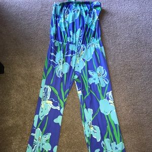 NWT Lilly Pulitzer strapless Kourtney jumpsuit